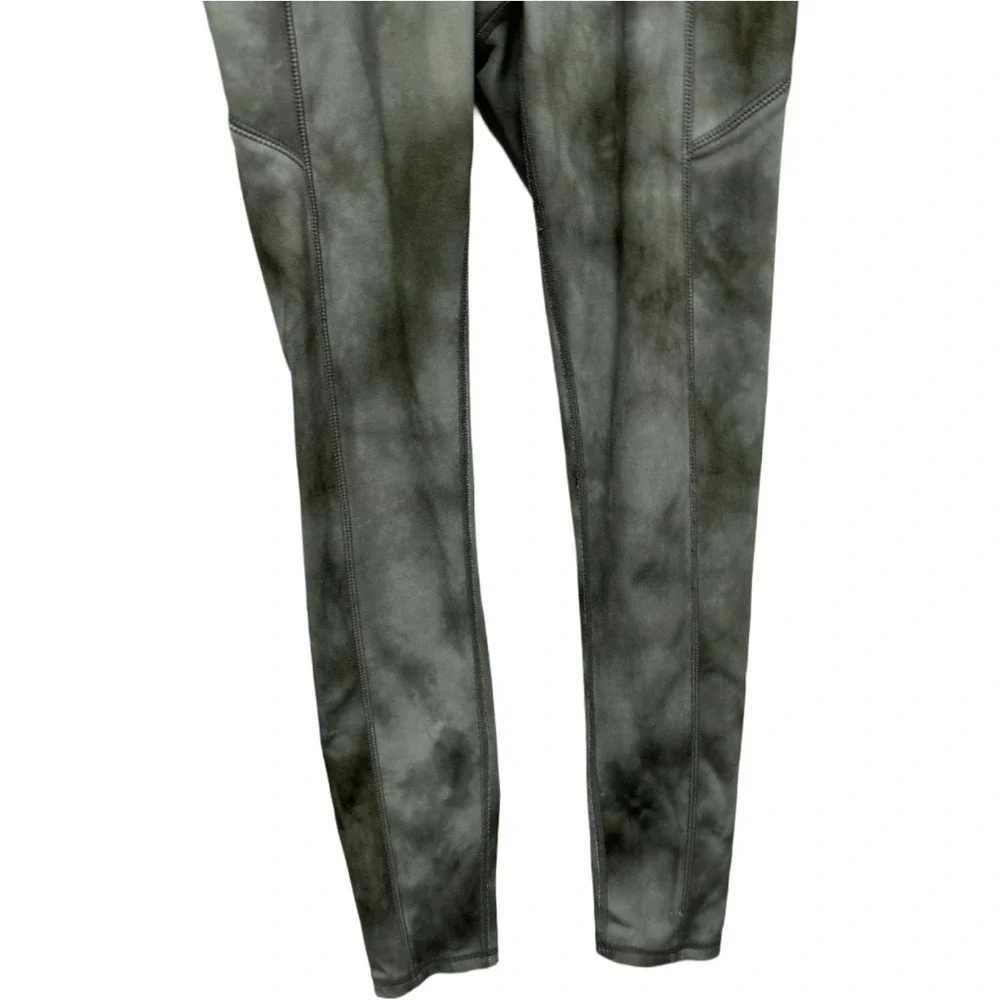 Gap Teen Girls Size 10 Green Tie Dye High Rise Pocket Leggings